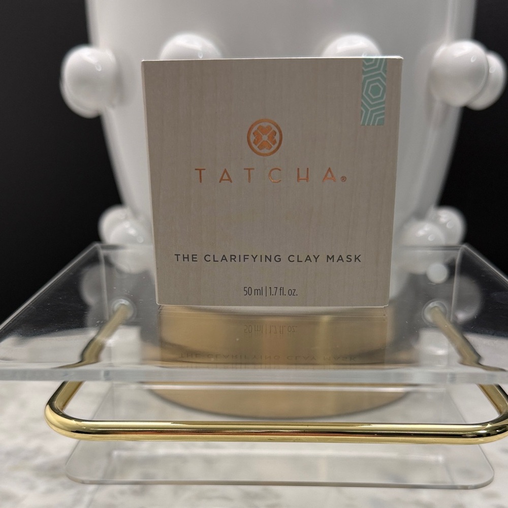 Tatcha Clarifying Clay Mask in Elegant Beige and Gold